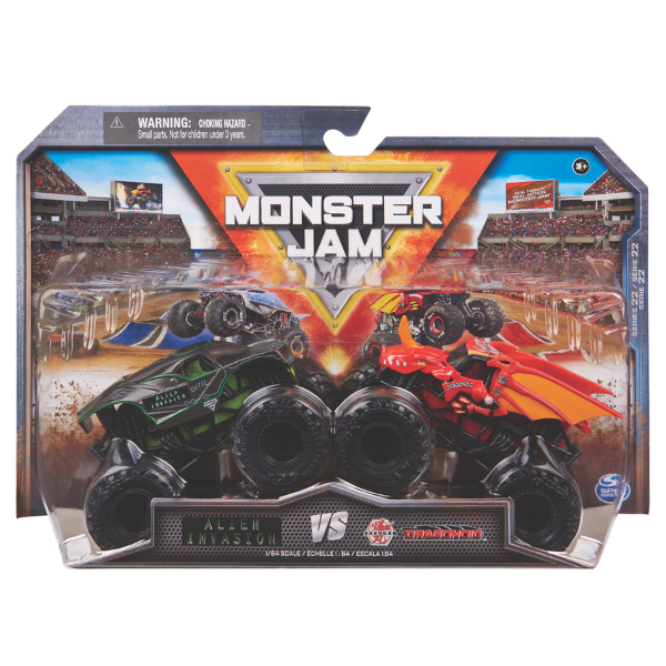 1:64 Set mașinuțe metalice Monster Jam scară, ass. [21]