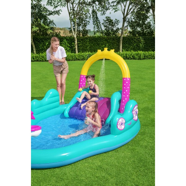 Bestway Centrul de joc gonflabil Unicorn, 274х198х137cm, 220L, 2+ [4]