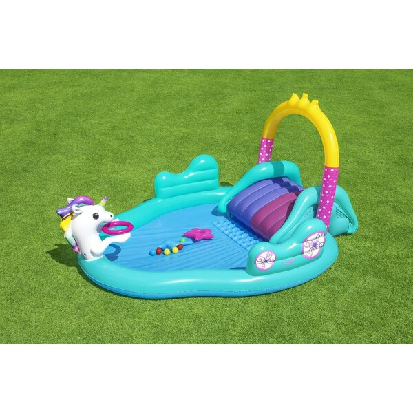 Bestway Centrul de joc gonflabil Unicorn, 274х198х137cm, 220L, 2+ [5]