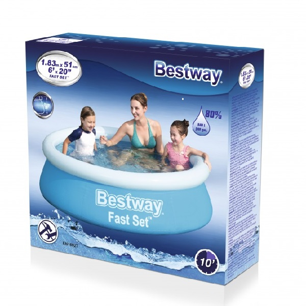 Bestway Piscină gonflabilă Fast Set 183х51 cm, 940 L [4]