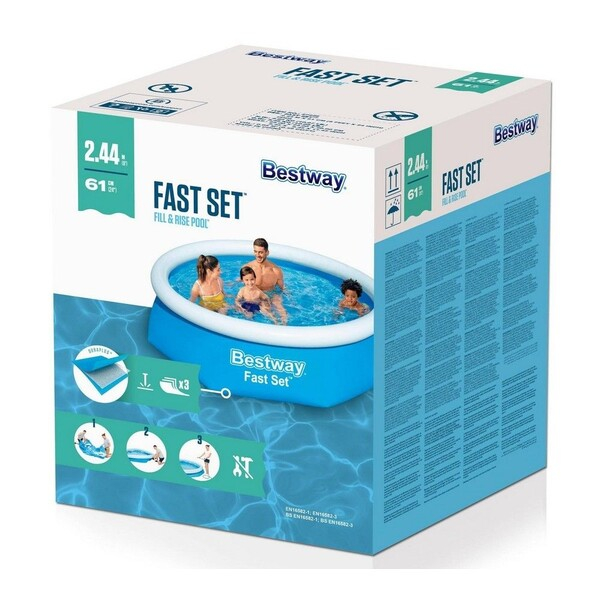 Bestway Piscină gonflabilă Fast Set  244х61 cm, 1880 L [3]