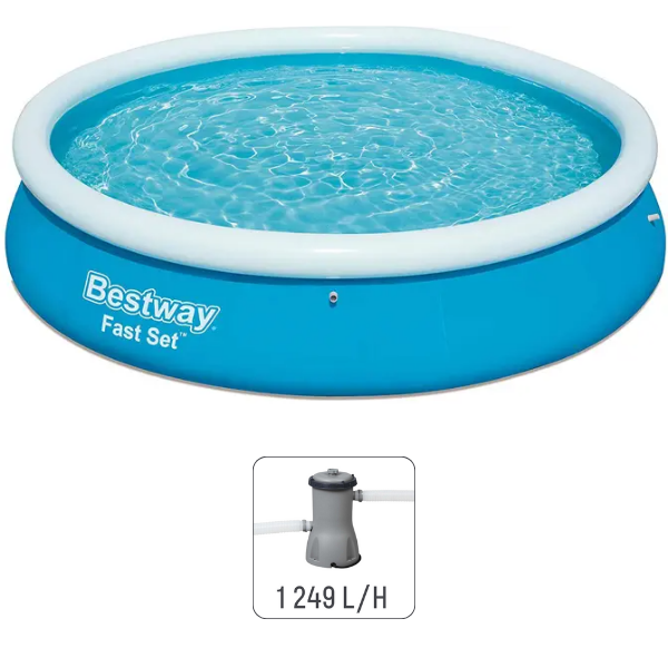 Bestway Piscină gonflabilă Fast Set cu pompă de filtrare, 366х76 cm, 5377 L [8]