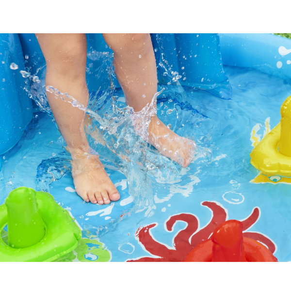 Bestway Piscină gonflabilă pentru copii cu baldachin "Scoica de mare" 115x89x76 cm, 45 L, de la 6 luni [8]