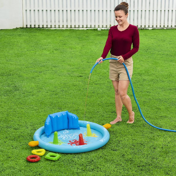 Bestway Piscină gonflabilă pentru copii cu baldachin "Scoica de mare" 115x89x76 cm, 45 L, de la 6 luni [11]