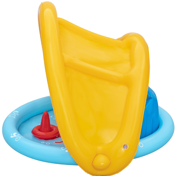 Bestway Piscină gonflabilă pentru copii cu baldachin "Scoica de mare" 115x89x76 cm, 45 L, de la 6 luni [55]
