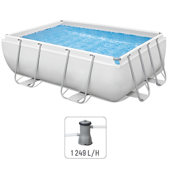 Bestway Piscină Power Steel 282x196x84cm, 3662L, carcas metal [13]