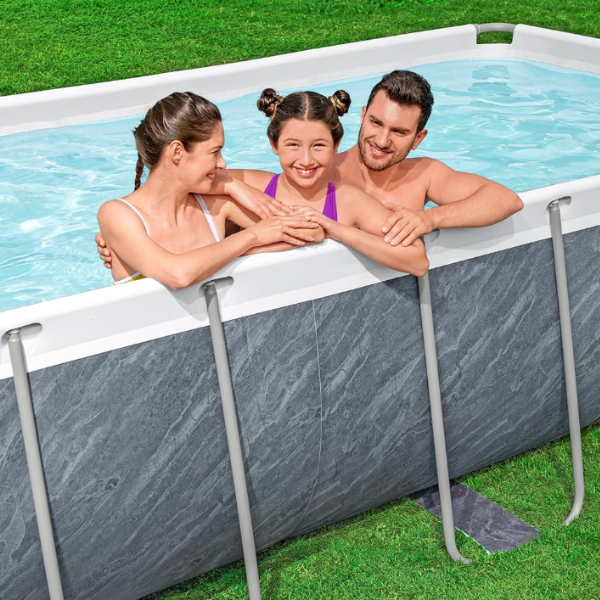 Bestway Piscină Power Steel 404x201x100cm, 6478L, carcas metal [10]