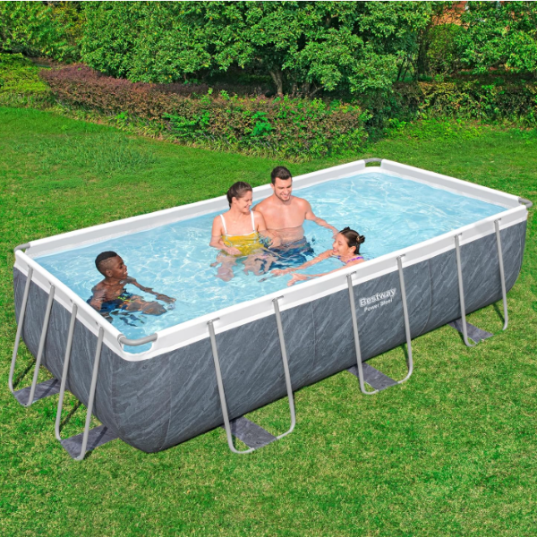 Bestway Piscină Power Steel 404x201x100cm, 6478L, carcas metal [2]