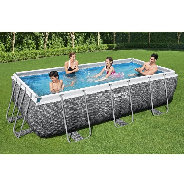 Bestway Piscină Power Steel 404x201x100cm, 6478L, carcas metal [13]