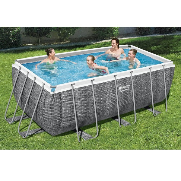 Bestway Piscină Power Steel 412x201x122cm, 8124L, carcas metal [9]