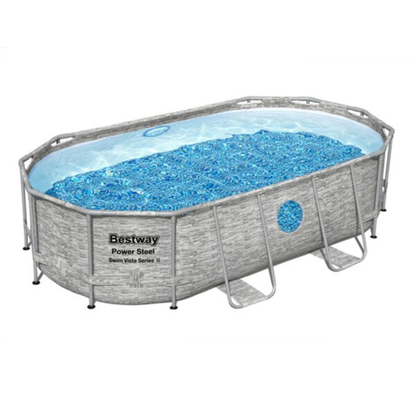 Bestway Piscină Power Steel 549х274х122 cm, 13430L, metal carcas [7]
