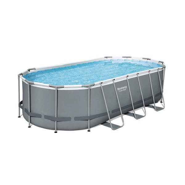 Bestway Piscină Power Steel Oval 549x274x122cm, 13430L, carcas metal [4]