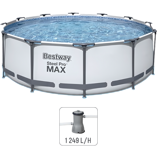 Bestway Piscină STEEL PRO MAX 366х76 cm, 6473 L, cadru metalic [8]