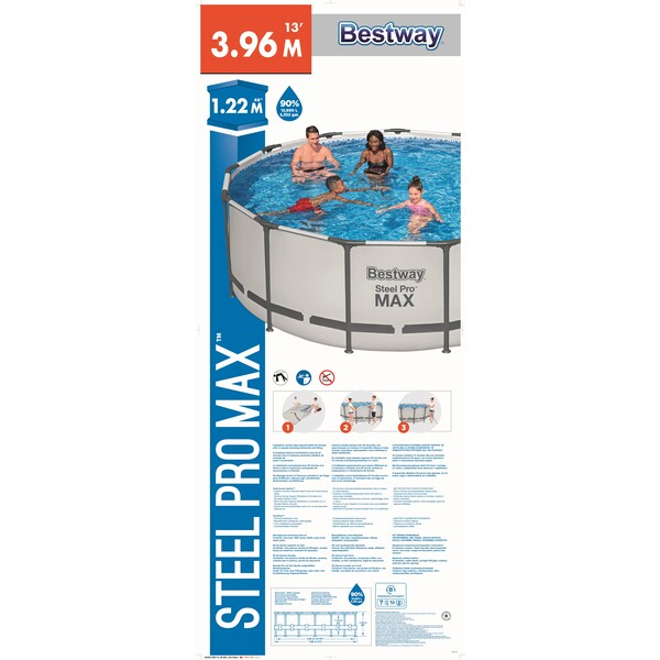 Bestway Piscină STEEL PRO MAX 396х122 cm, 12690 L, cadru metalic [7]