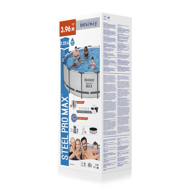 Bestway Piscină STEEL PRO MAX 396х122 cm, 12690 L, cadru metalic [20]