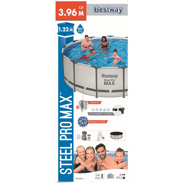 Bestway Piscină STEEL PRO MAX 396х122 cm, 12690 L, cadru metalic [12]