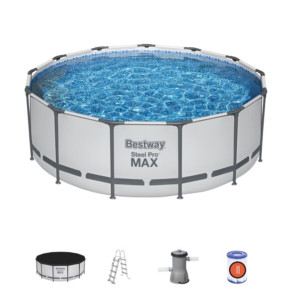 Bestway Piscină STEEL PRO MAX 396х122 cm, 12690 L, cadru metalic [2]