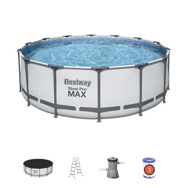 Bestway Piscină STEEL PRO MAX 427х122 cm, 15232 L, cadru metalic [4]