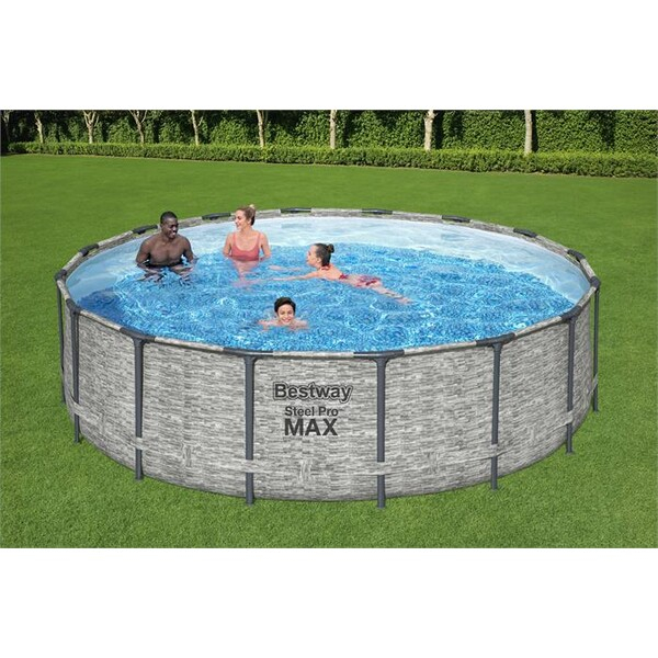 Bestway Piscină STEEL PRO MAX 488х122 cm, 19480 L, cadru metalic, cu pompă de filtrare [2]
