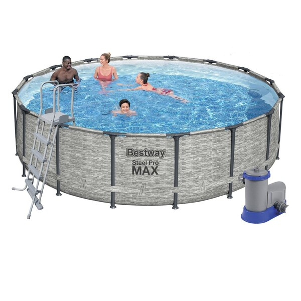 Bestway Piscină STEEL PRO MAX 488х122 cm, 19480 L, cadru metalic, cu pompă de filtrare [3]