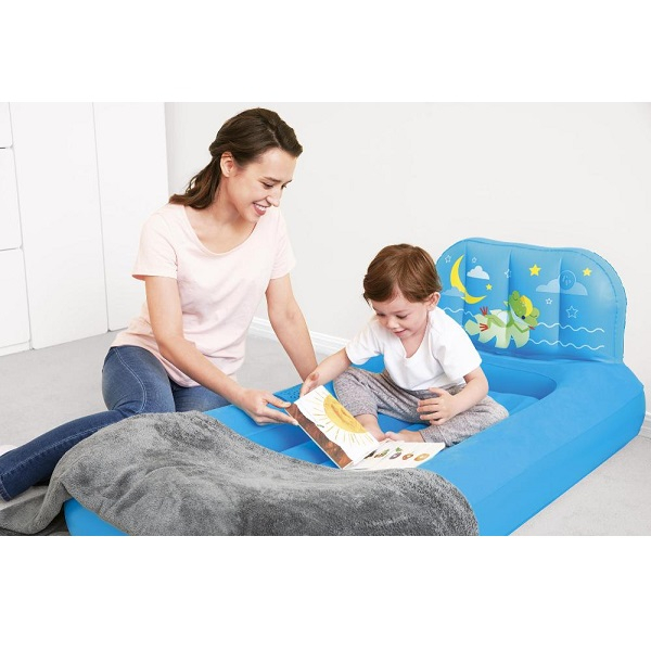 Bestway Saltea gonflabilă p/u copii 76х132х46cm cu spătar și iluminare [2]
