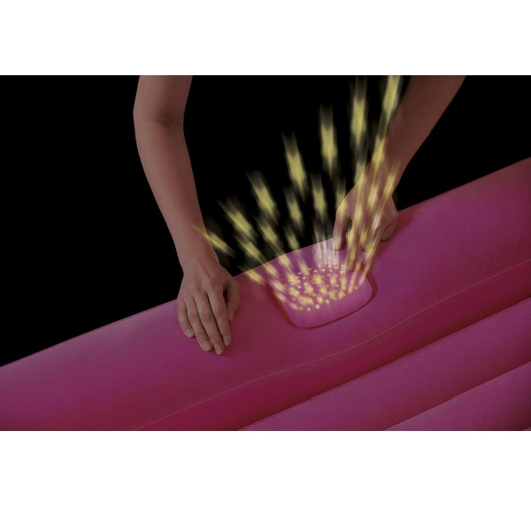 Bestway Saltea gonflabilă p/u copii 76х132х46cm cu spătar și iluminare [4]