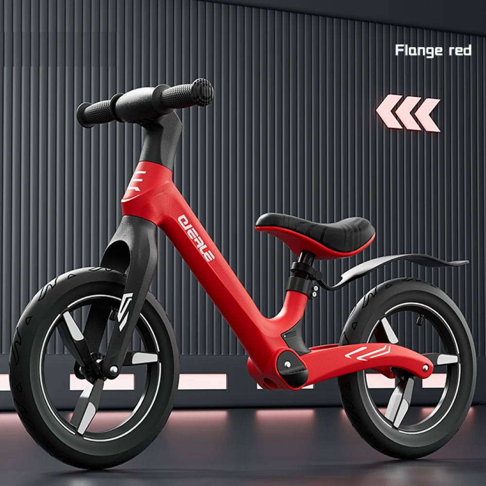 Bicicletă fără pedale pentru copii, 12' roșie (48067) [2]