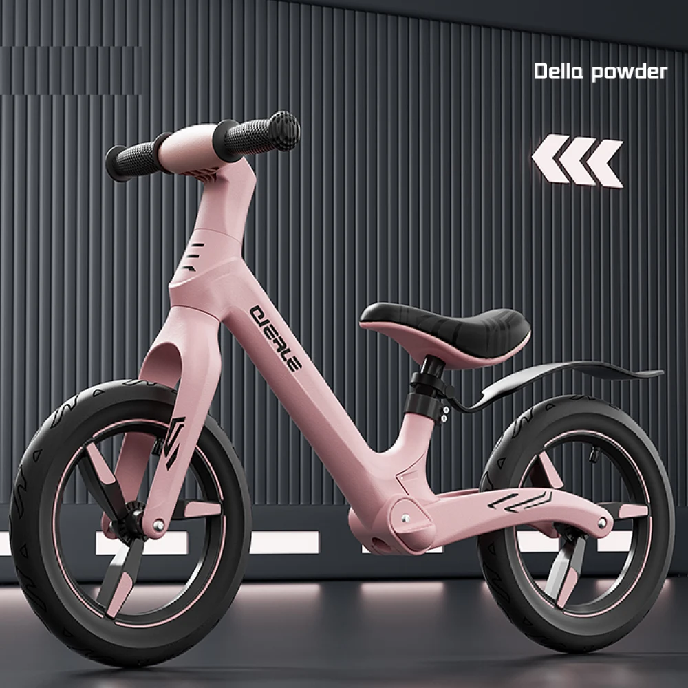 Bicicletă fără pedale pentru copii, 12' roz (79363) [2]