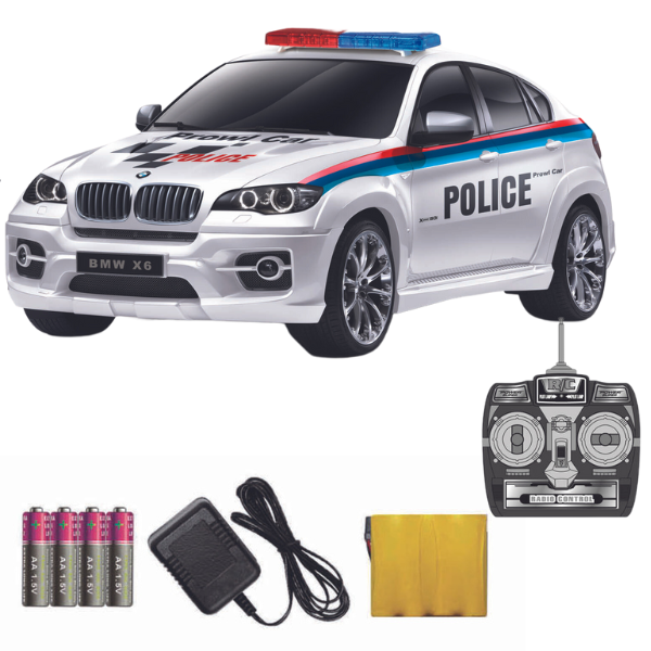 BMW X6, 1:14 mașină de poliție cu telecomandă și baterie de 6V [3]