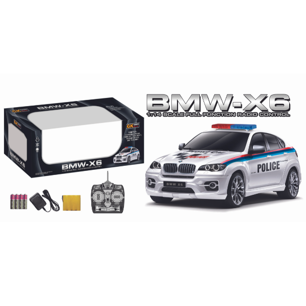BMW X6, 1:14 mașină de poliție cu telecomandă și baterie de 6V [2]