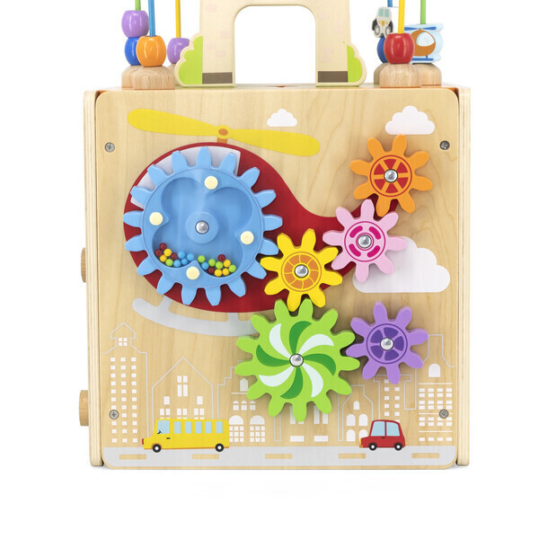 Cub Montessori din lemn 5 în 1 [5]