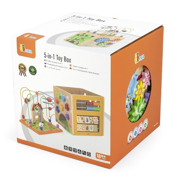 Cub Montessori din lemn 5 în 1 [7]