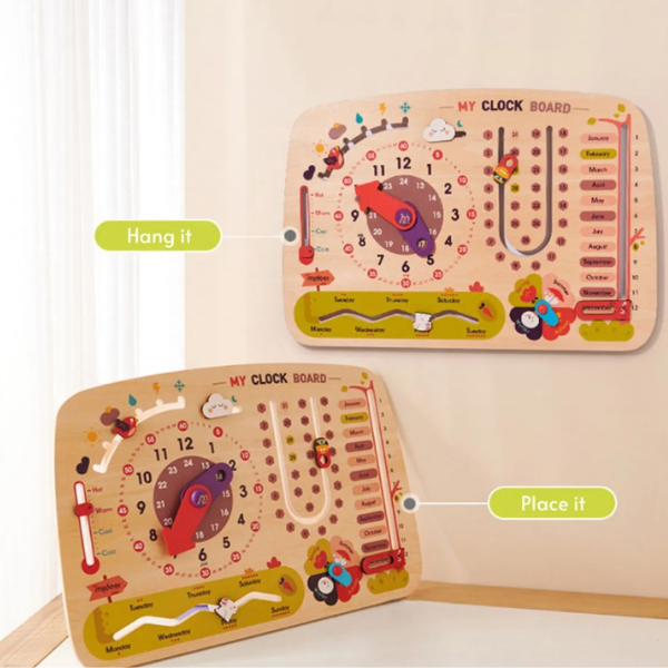 Busyboard  8 în 1 „Calendar cu ceas” [5]