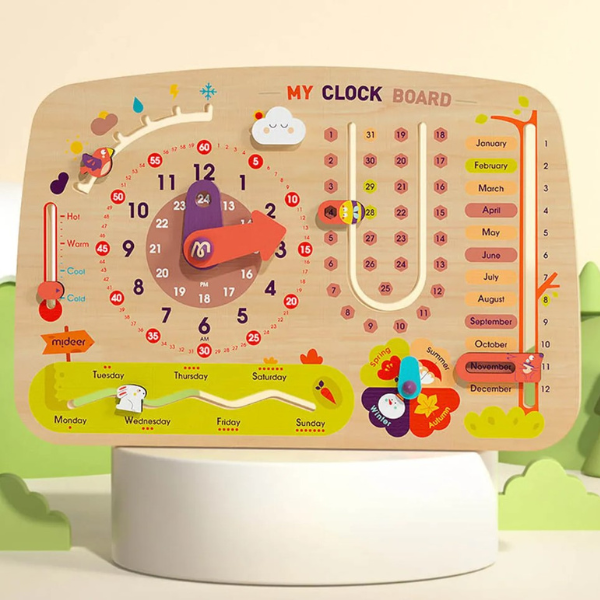 Busyboard  8 în 1 „Calendar cu ceas” [7]