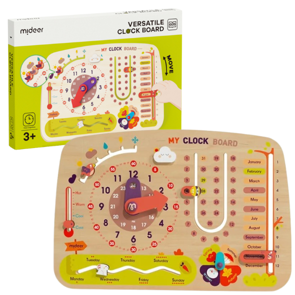 Busyboard  8 în 1 „Calendar cu ceas” [1]