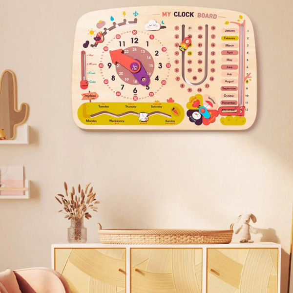 Busyboard  8 în 1 „Calendar cu ceas” [9]