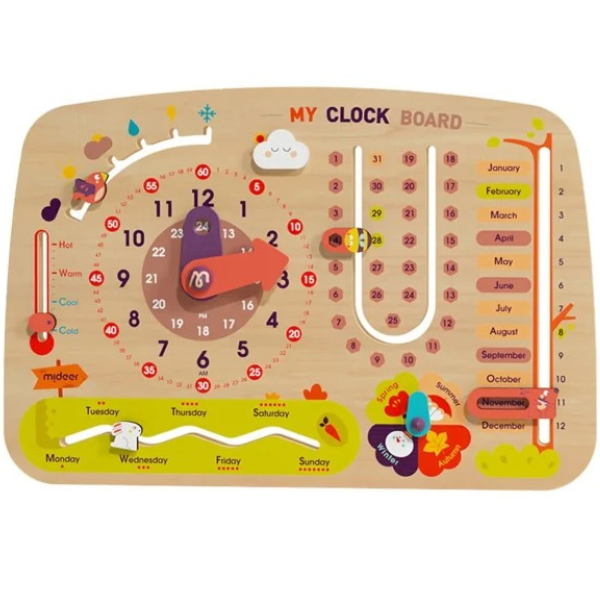 Busyboard  8 în 1 „Calendar cu ceas” [16]