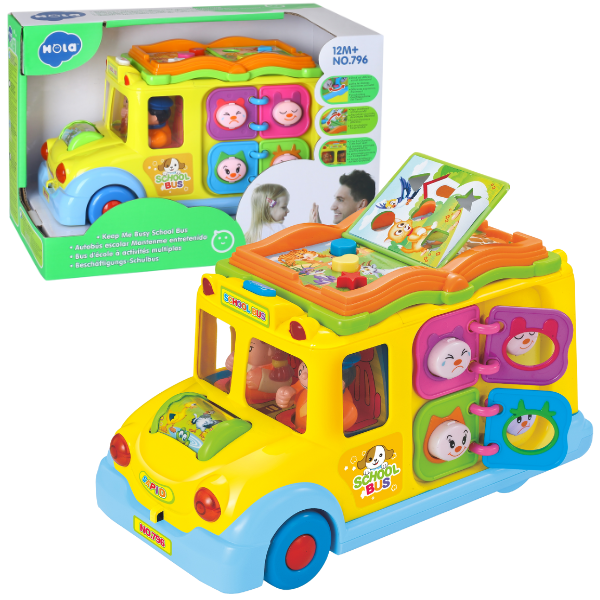 Busyboard "Autobuzul școlar" cu sunet si lumina [1]