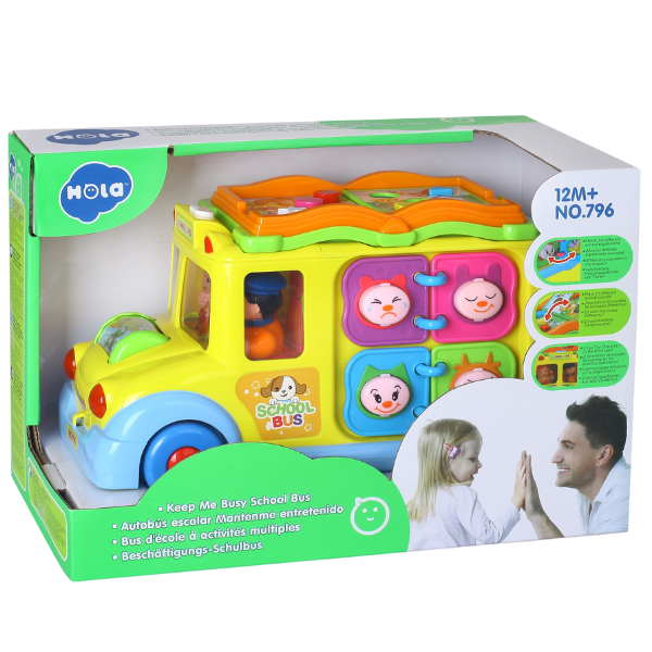 Busyboard "Autobuzul școlar" cu sunet si lumina [3]