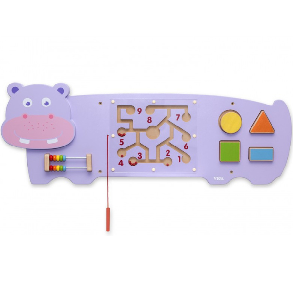 Busyboard (de perete) “Hipopotam” [1]