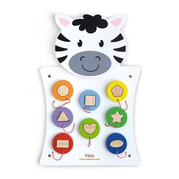 Busyboard (de perete) "Zebra cu figuri" [1]