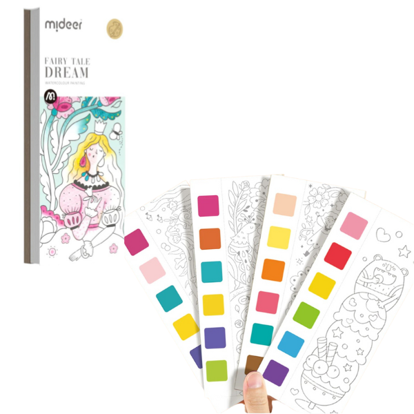 Cartea de colorat cu acuarele inclusă „Vis de basm” [20]
