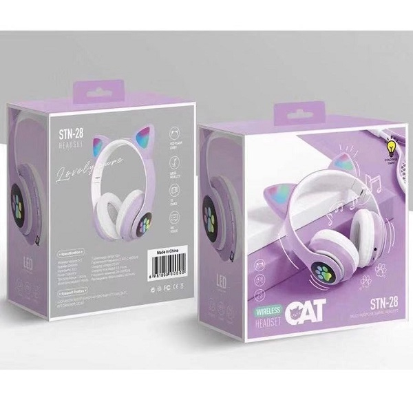 Căști Bluetooth Cat Ear (urechi luminiscente) [3]