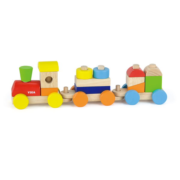 Colorful Stacking Train [1]