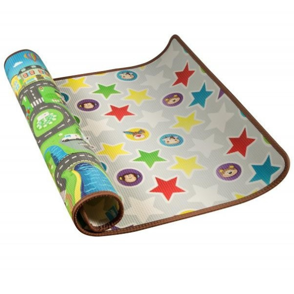 Covoras educativ cu 2 fete, 160 x 120 x 1 cm [4]