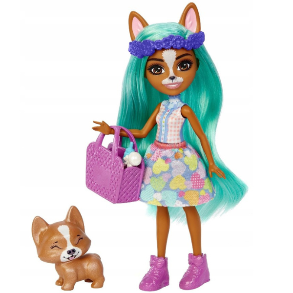 Enchantimals colecția Prietenii bebeluși "Corgi Krizia și Shuo" [16]