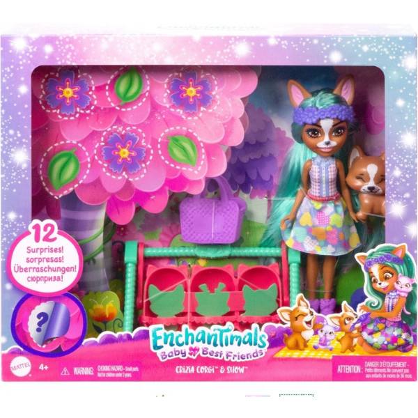 Enchantimals colecția Prietenii bebeluși "Corgi Krizia și Shuo" [9]