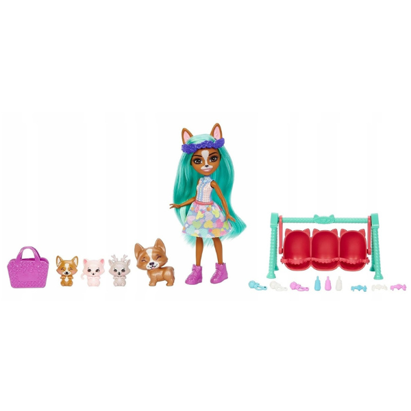 Enchantimals colecția Prietenii bebeluși "Corgi Krizia și Shuo" [15]