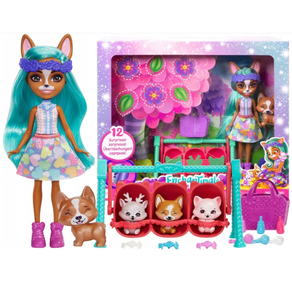Enchantimals colecția Prietenii bebeluși "Corgi Krizia și Shuo" [1]