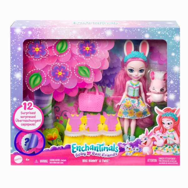 Enchantimals colecția Prietenii bebeluși „Iepurașul Bree și Twist” [14]